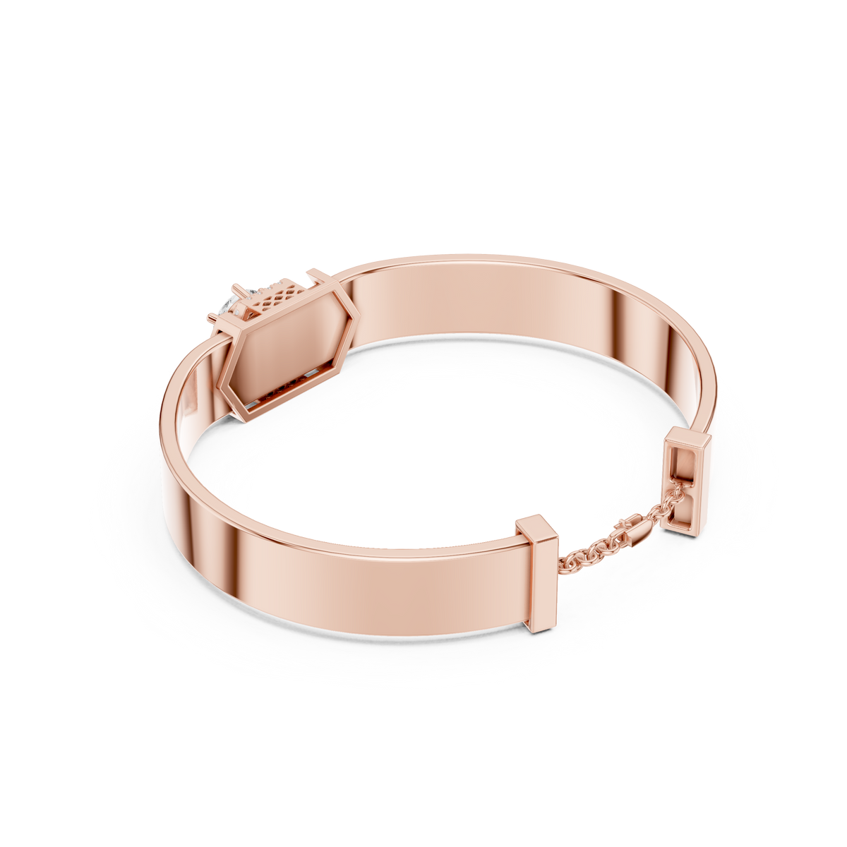Round 10K 14K 18K 22K Rose Gold
