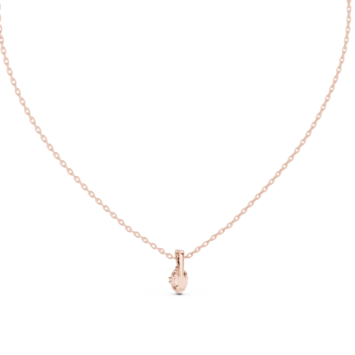Oval 10K 14K 18K 22K Rose Gold