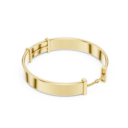Round 10K 14K 18K 22K Yellow Gold