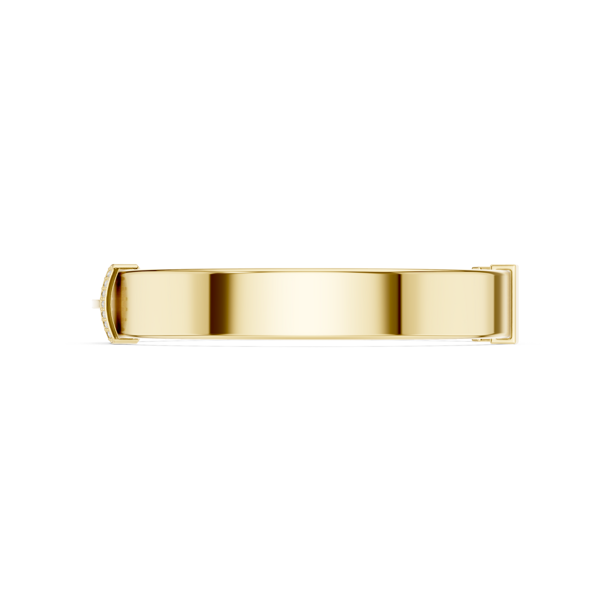 Round 10K 14K 18K 22K Yellow Gold