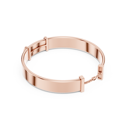 Round 10K 14K 18K 22K Rose Gold