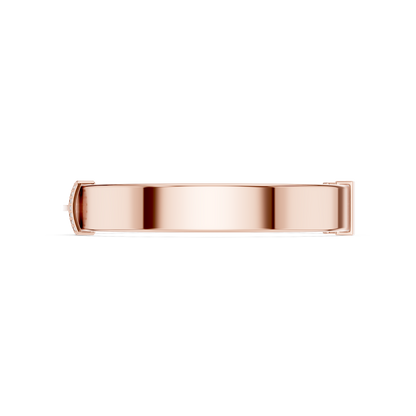 Round 10K 14K 18K 22K Rose Gold