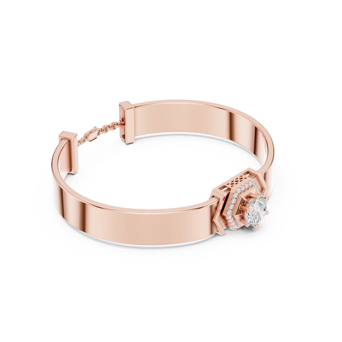 Round 10K 14K 18K 22K Rose Gold