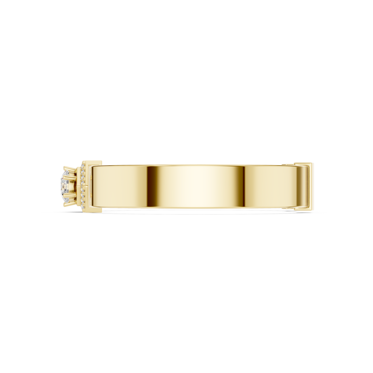 Round 10K 14K 18K 22K Yellow Gold