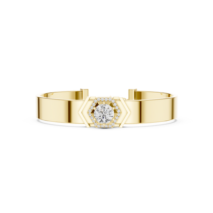 Round 10K 14K 18K 22K Yellow Gold