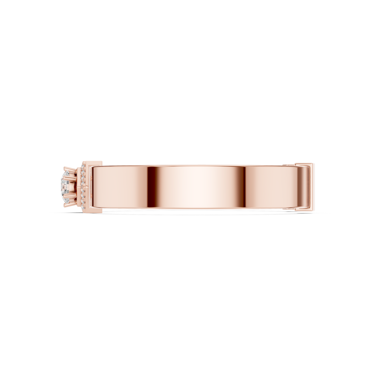 Round 10K 14K 18K 22K Rose Gold