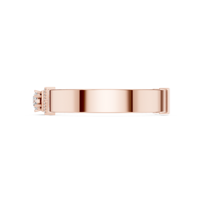 Round 10K 14K 18K 22K Rose Gold