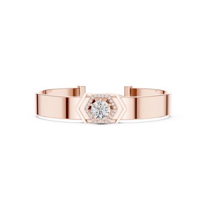 Round 10K 14K 18K 22K Rose Gold