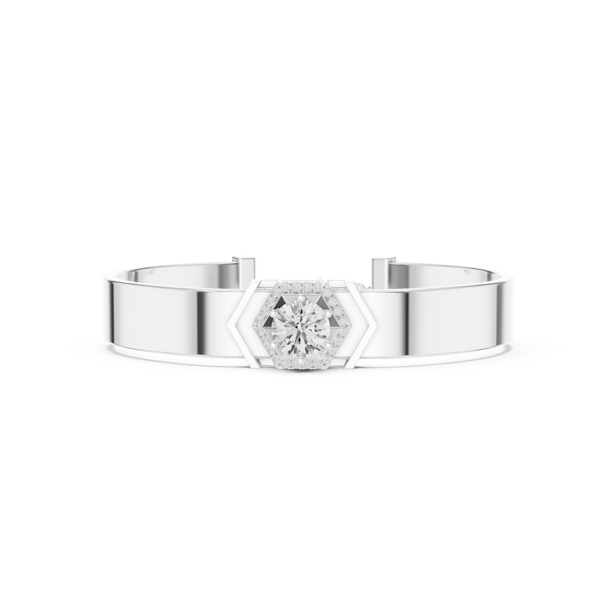 Round 10K 14K 18K 22K White Gold
