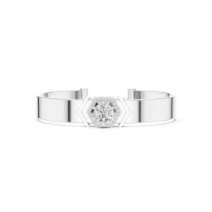 Round 10K 14K 18K 22K White Gold