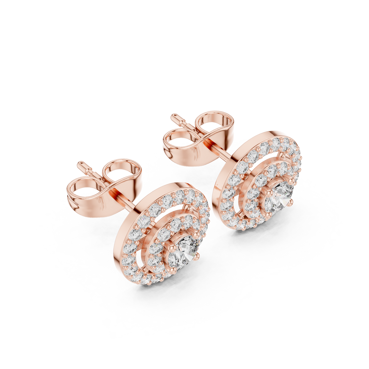 Round 10K 14K 18K 22K Rose Gold