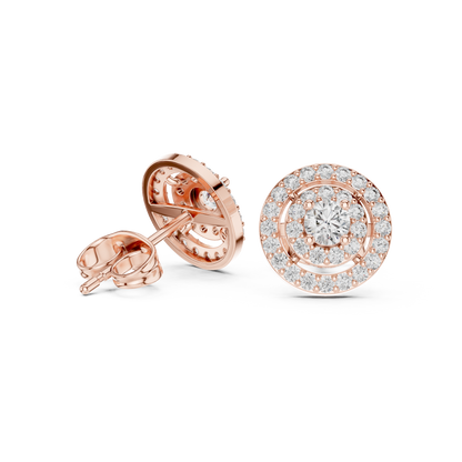 Round 10K 14K 18K 22K Rose Gold