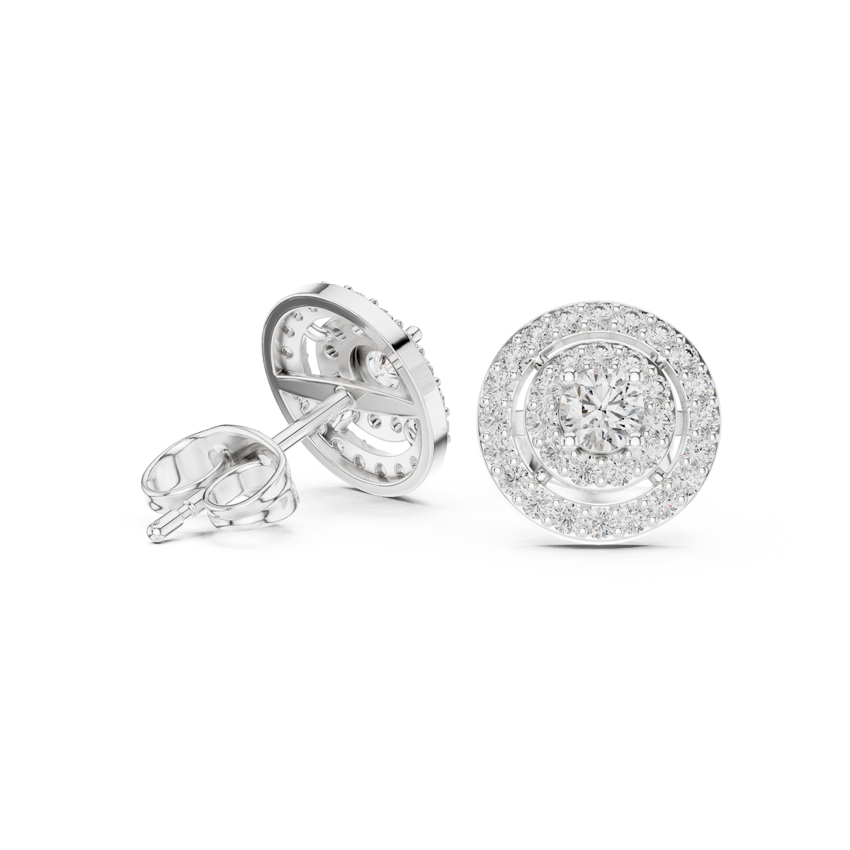 Round 10K 14K 18K 22K White Gold
