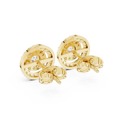 Round 10K 14K 18K 22K Yellow Gold