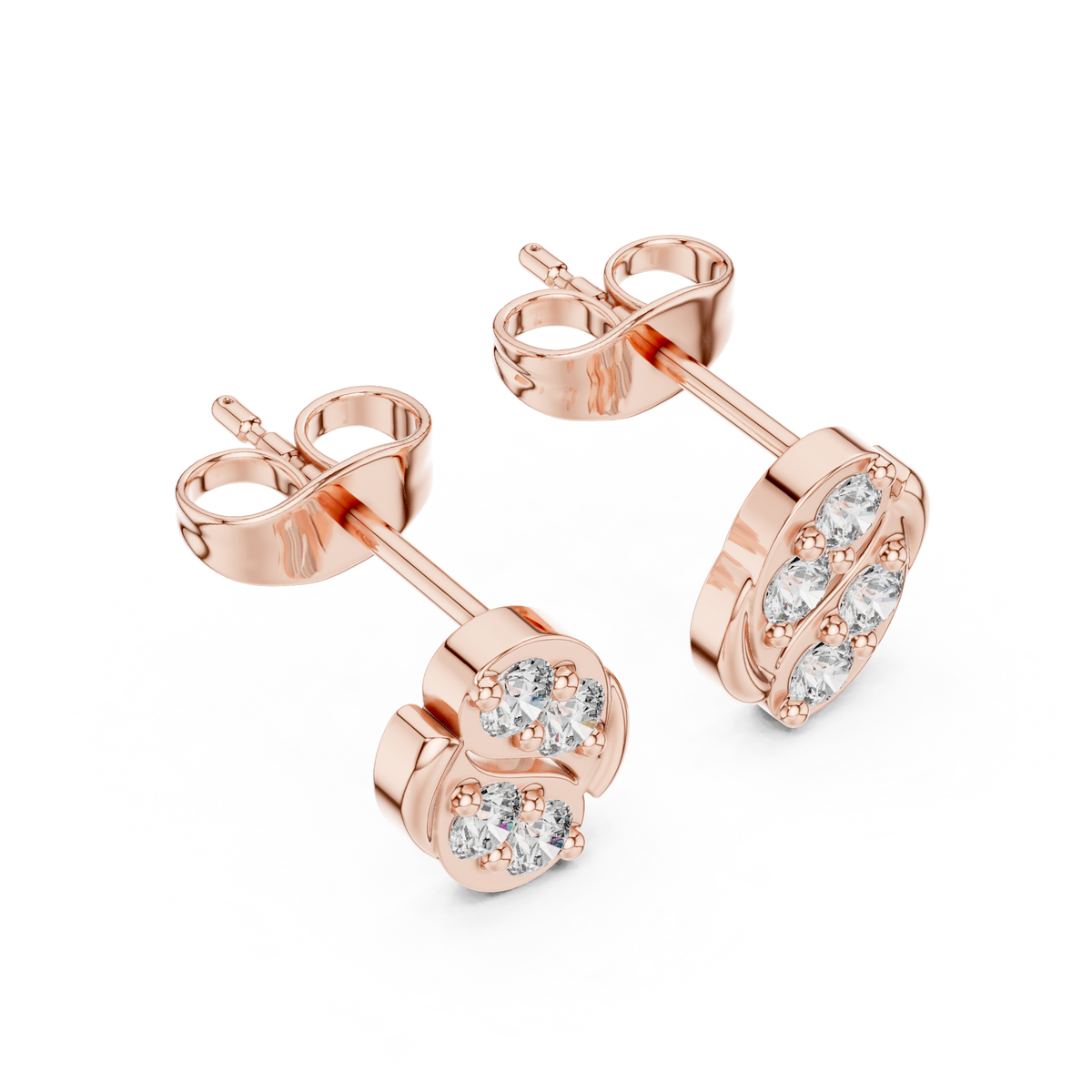 Round 10K 14K 18K 22K Rose Gold