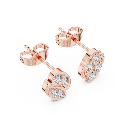 Round 10K 14K 18K 22K Rose Gold