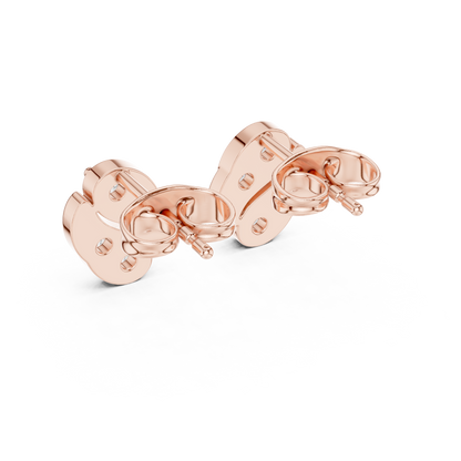 Round 10K 14K 18K 22K Rose Gold