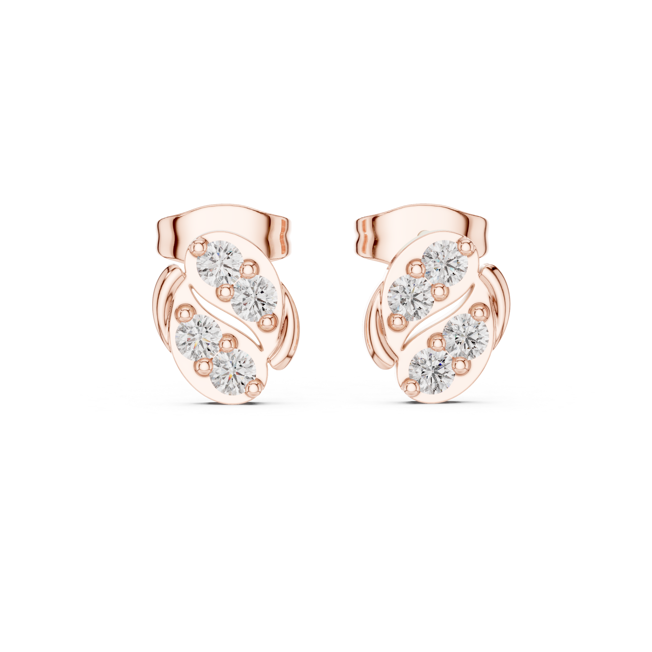 Round 10K 14K 18K 22K Rose Gold