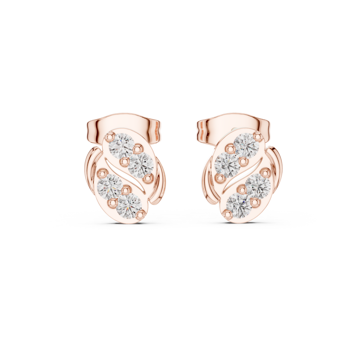 Round 10K 14K 18K 22K Rose Gold