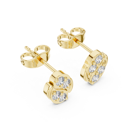 Round 10K 14K 18K 22K Yellow Gold