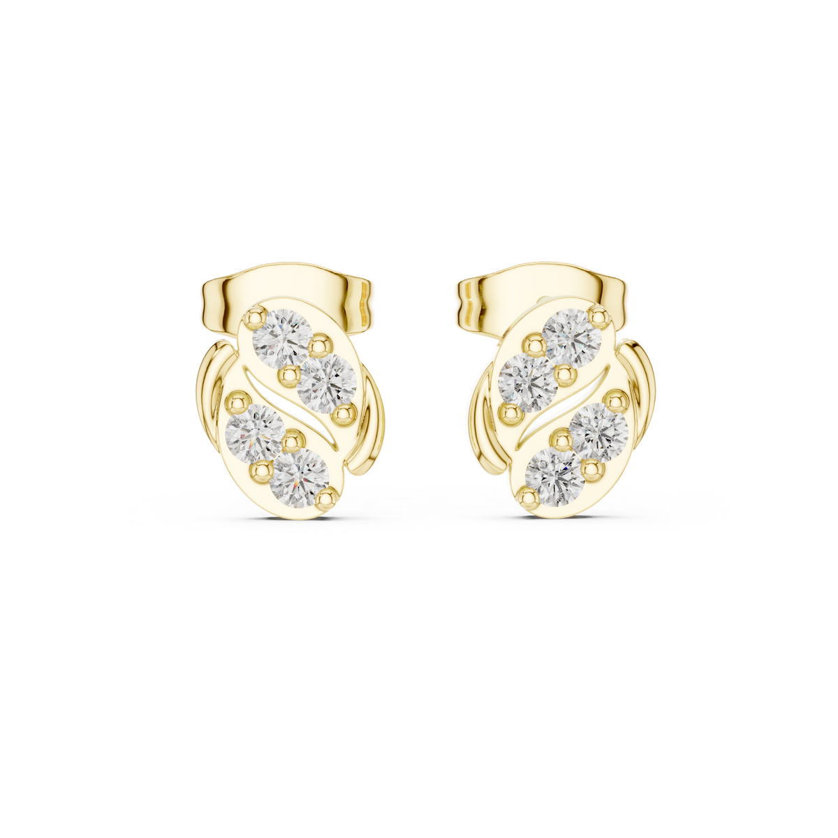 Round 10K 14K 18K 22K Yellow Gold