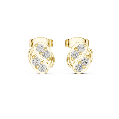 Round 10K 14K 18K 22K Yellow Gold