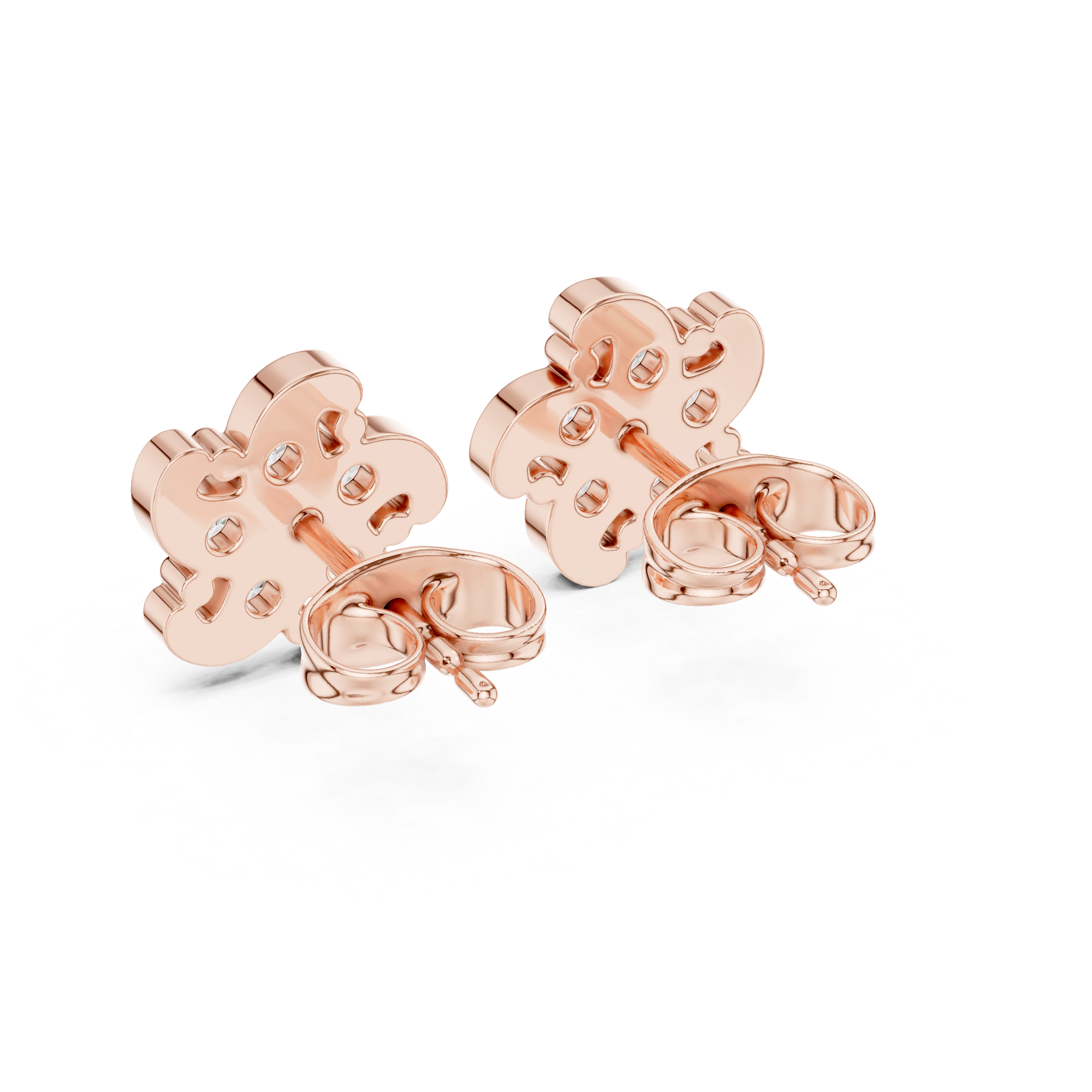 Round 10K 14K 18K 22K Rose Gold