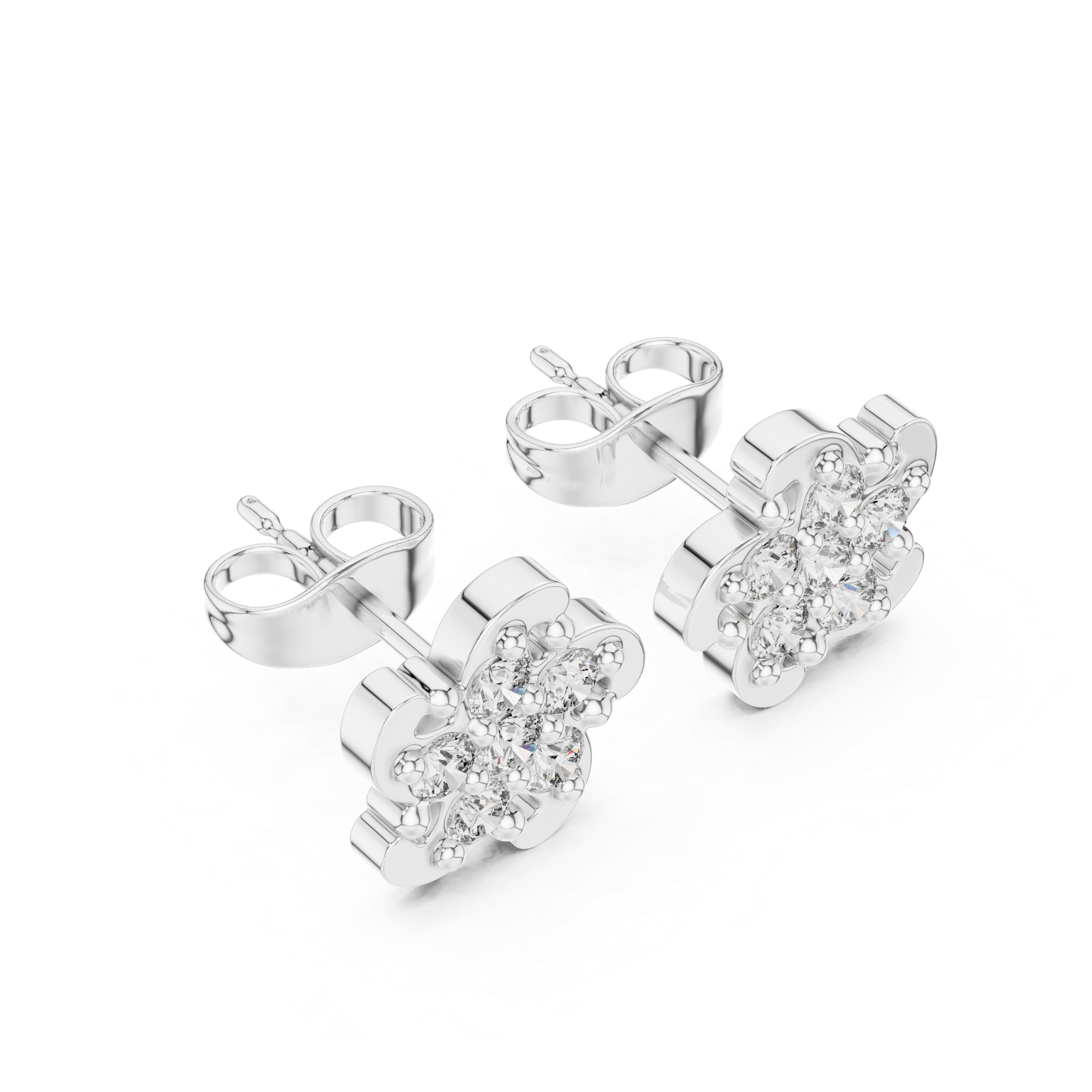 Round 10K 14K 18K 22K White Gold