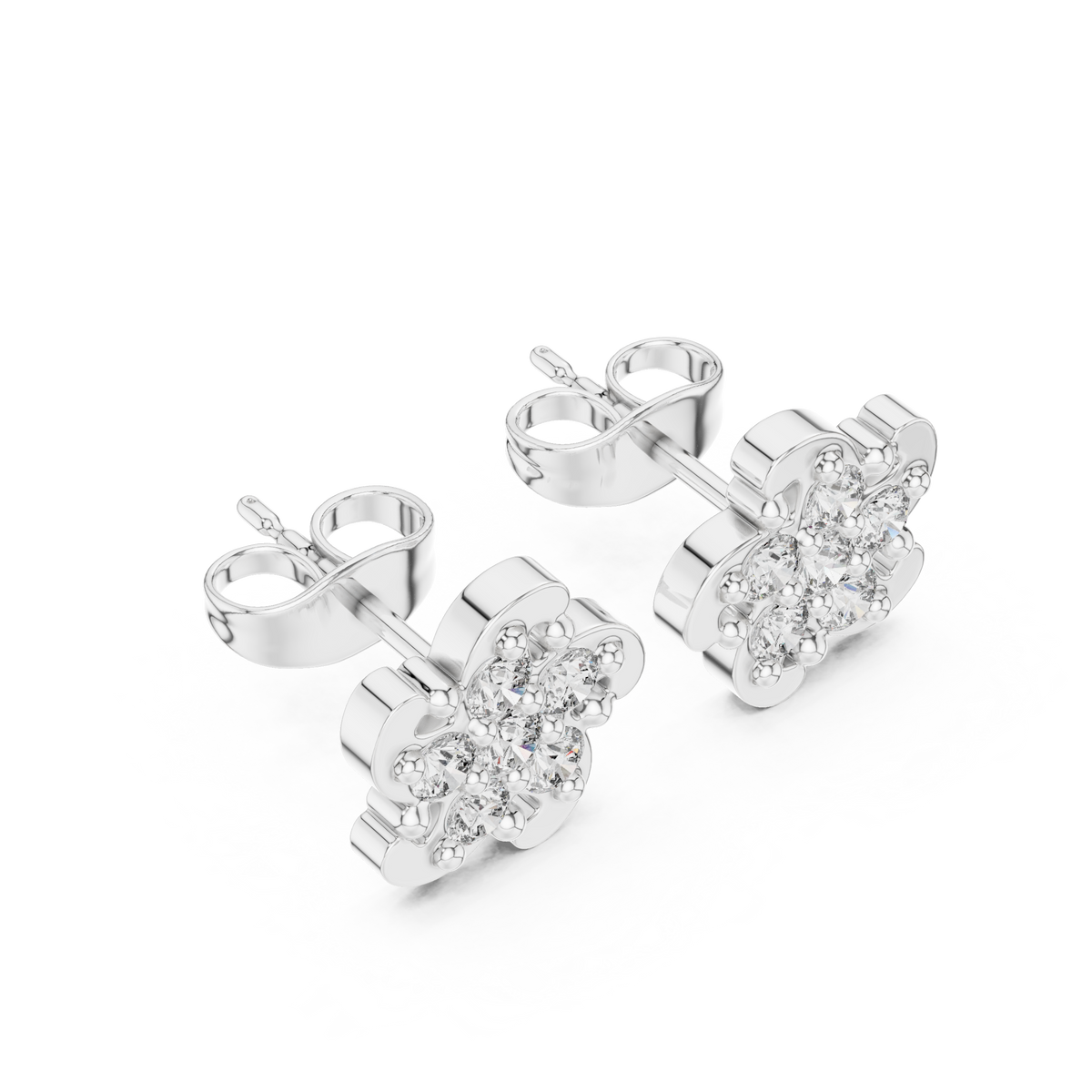Round 10K 14K 18K 22K White Gold