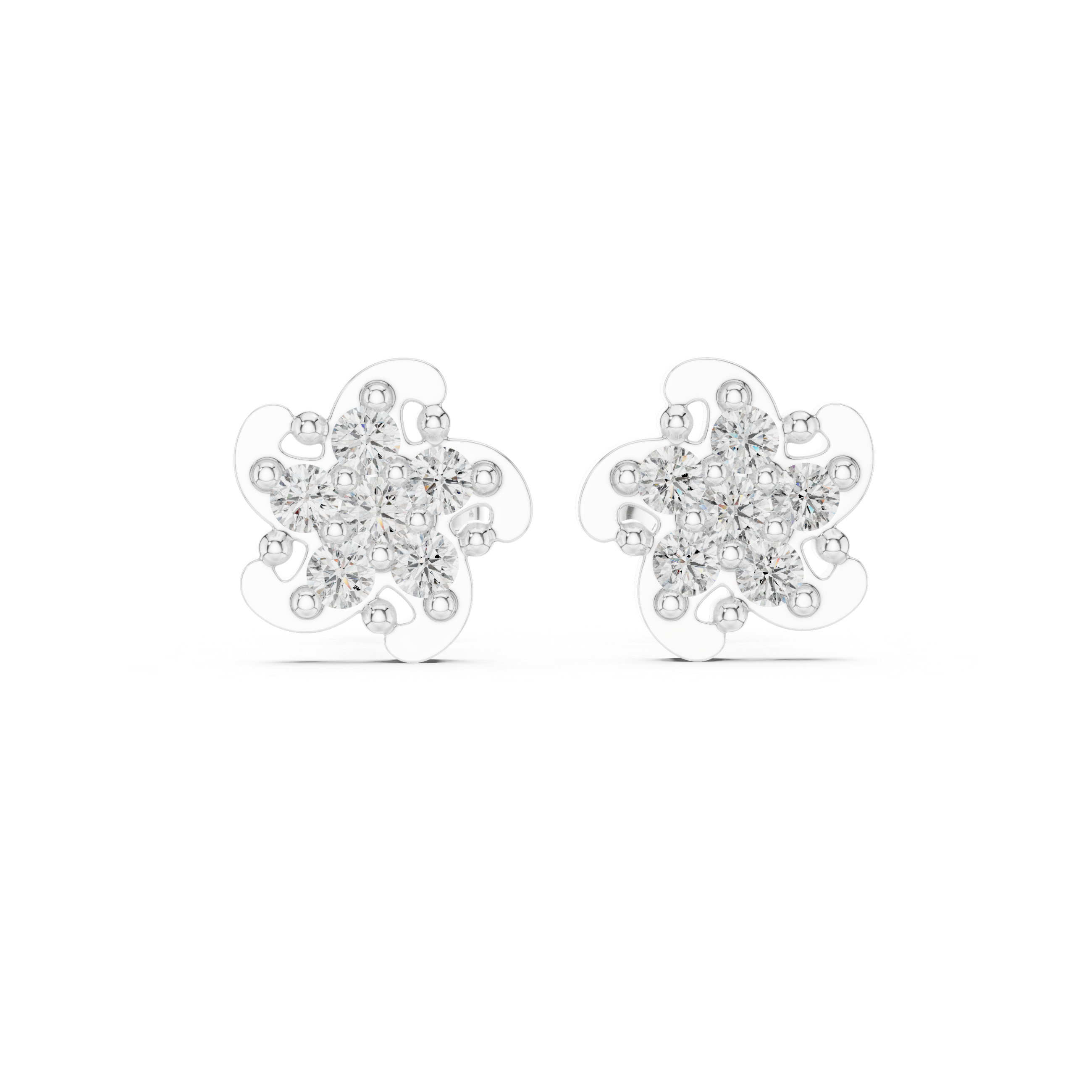 Round 10K 14K 18K 22K White Gold