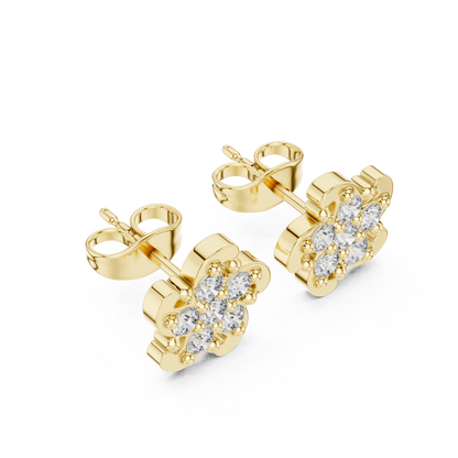 Round 10K 14K 18K 22K Yellow Gold