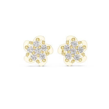 Round 10K 14K 18K 22K Yellow Gold