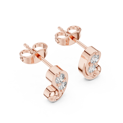 Round 10K 14K 18K 22K Rose Gold