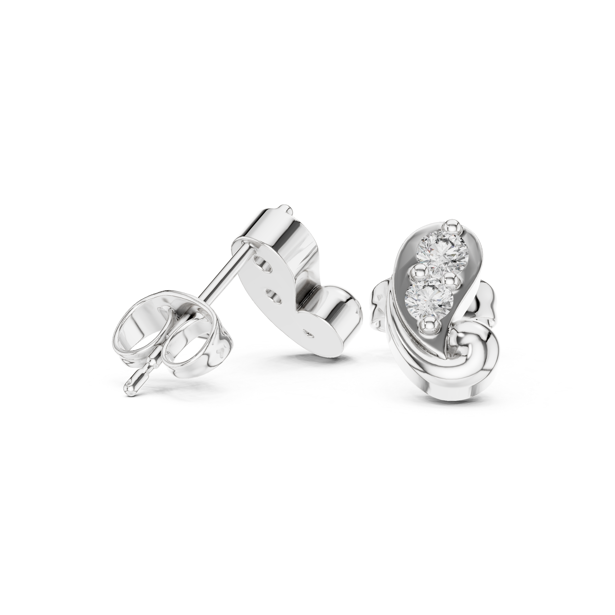 Round 10K 14K 18K 22K White Gold