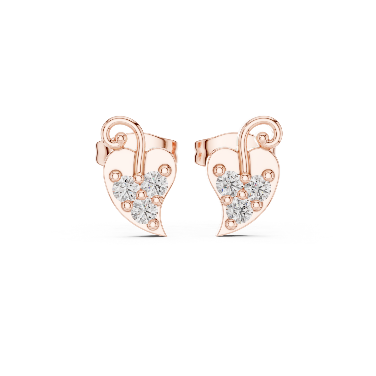 Round 10K 14K 18K 22K Rose Gold