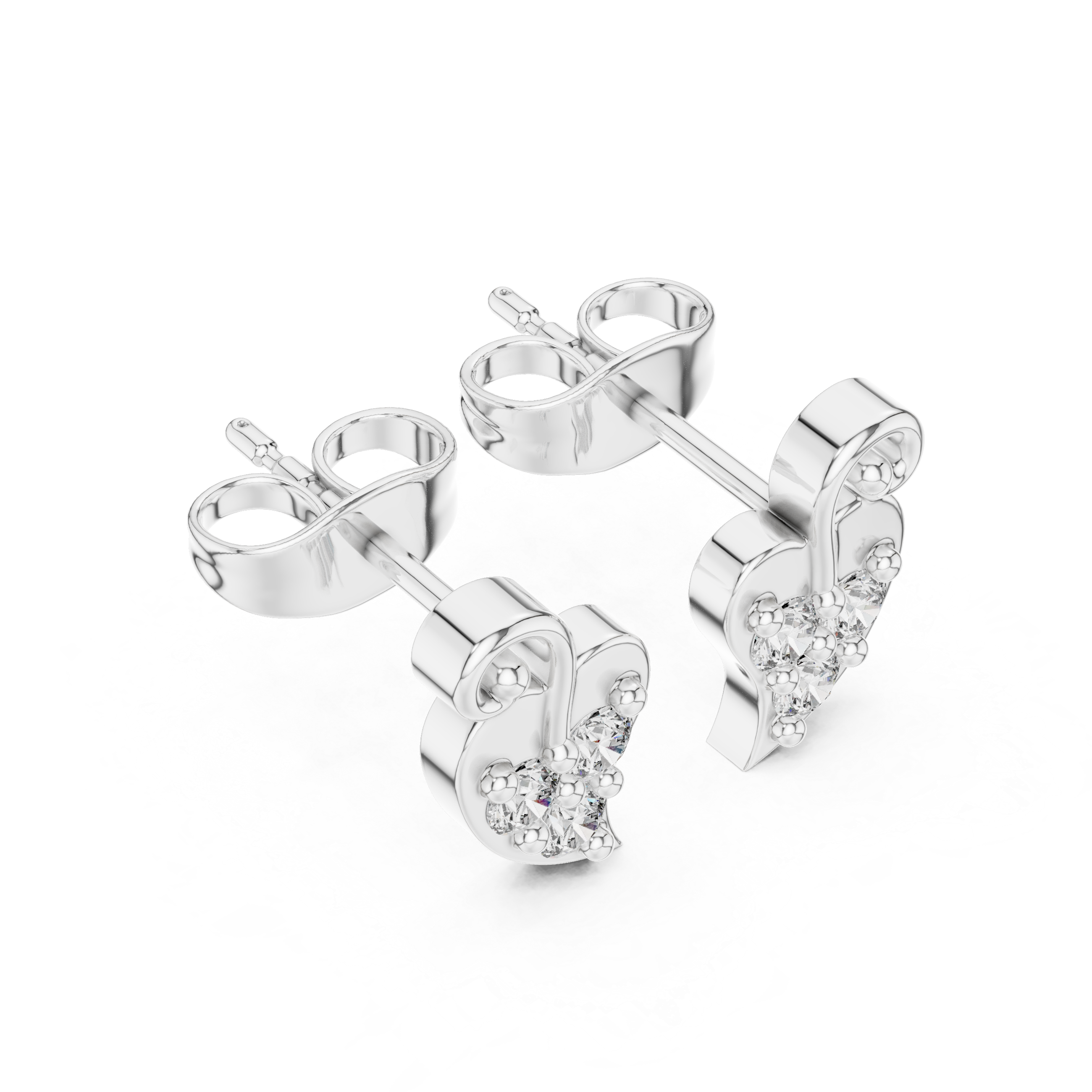Round 10K 14K 18K 22K White Gold