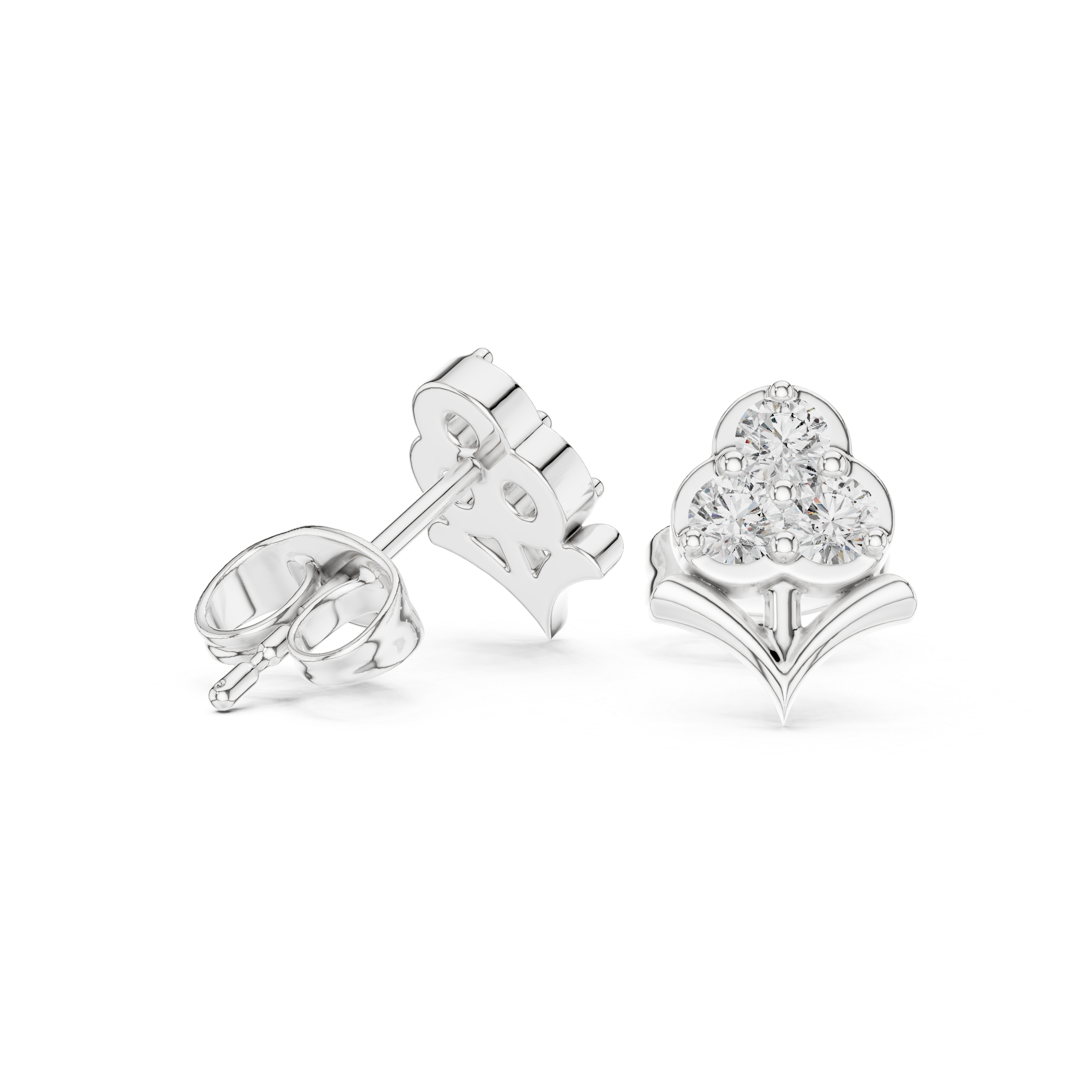 Round 10K 14K 18K 22K White Gold