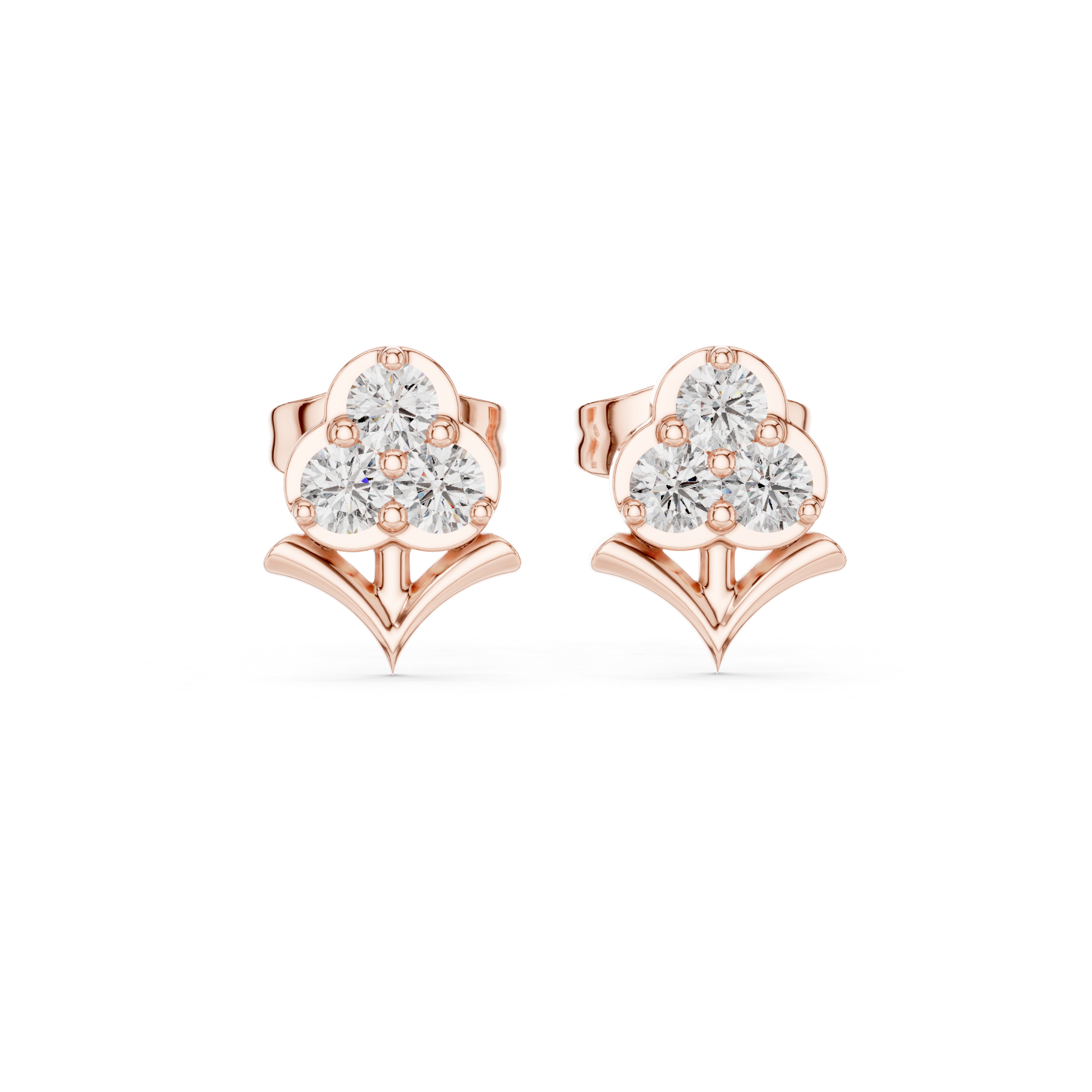 Round 10K 14K 18K 22K Rose Gold