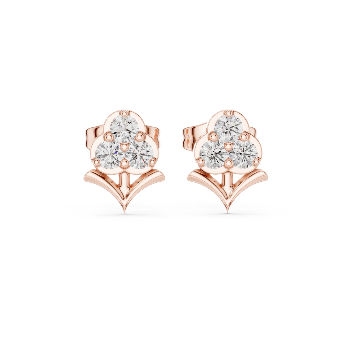Round 10K 14K 18K 22K Rose Gold