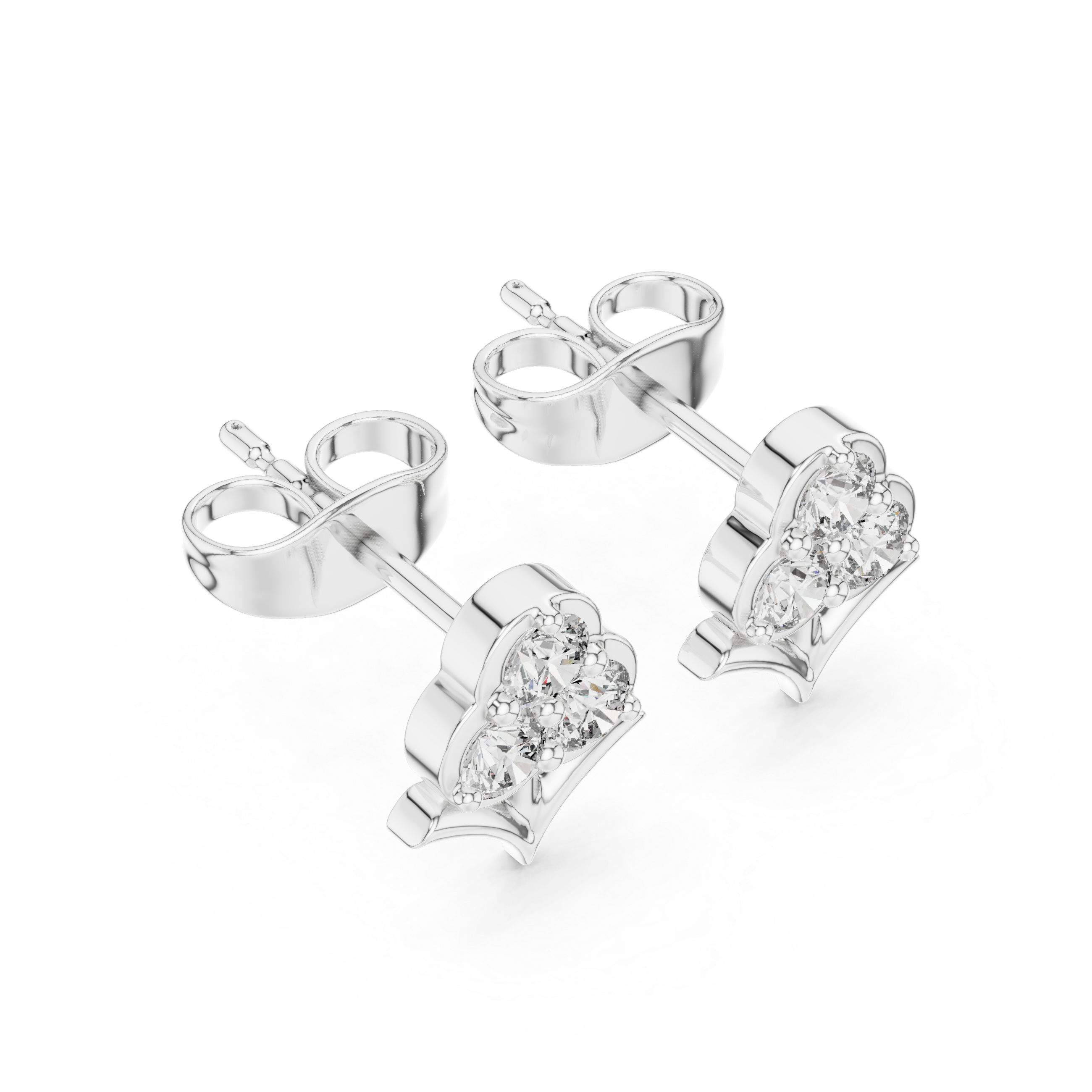 Round 10K 14K 18K 22K White Gold