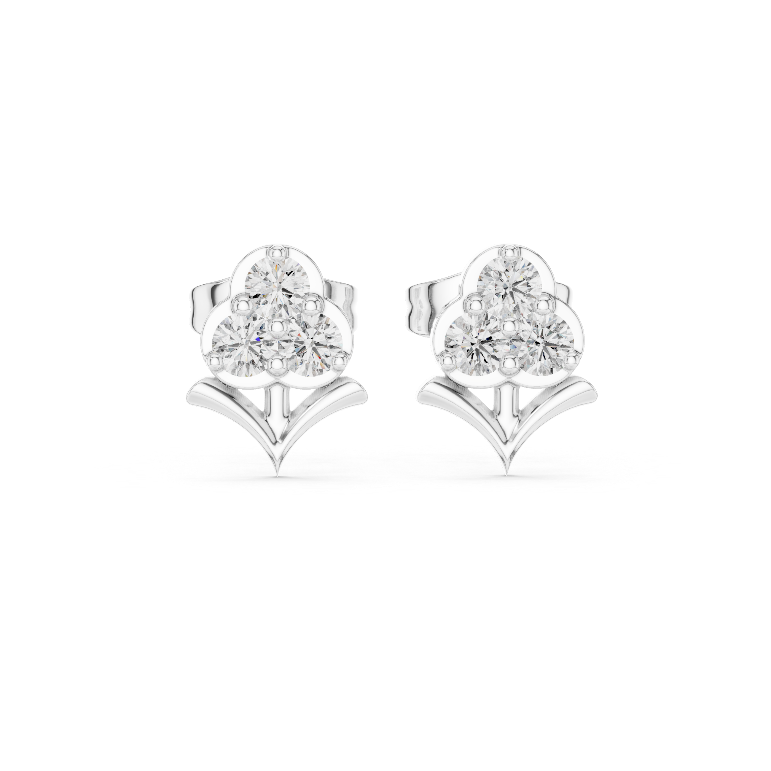 Round 10K 14K 18K 22K White Gold