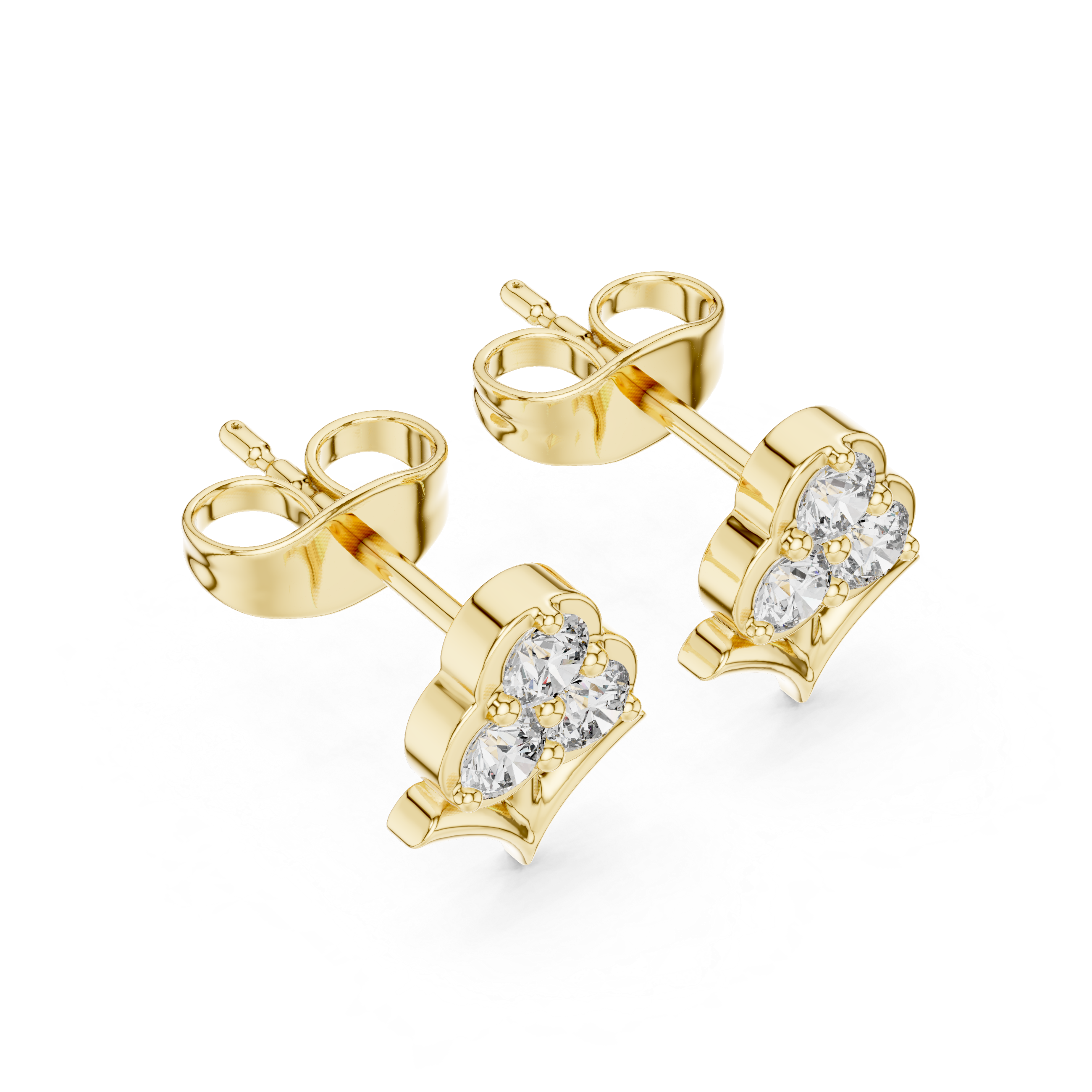 Round 10K 14K 18K 22K Yellow Gold