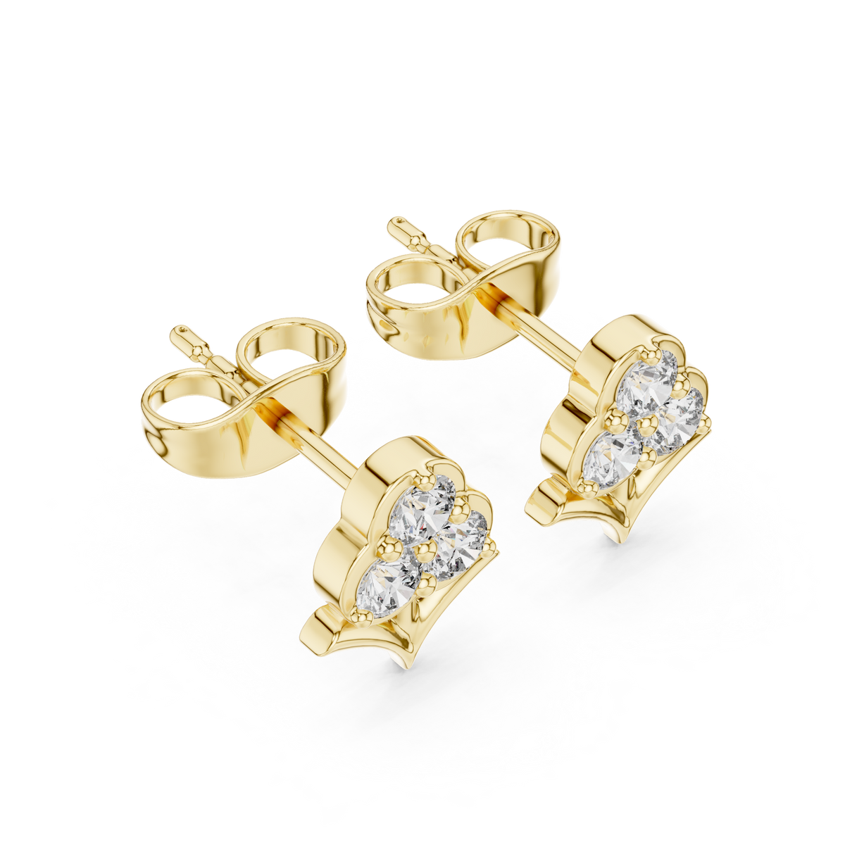 Round 10K 14K 18K 22K Yellow Gold