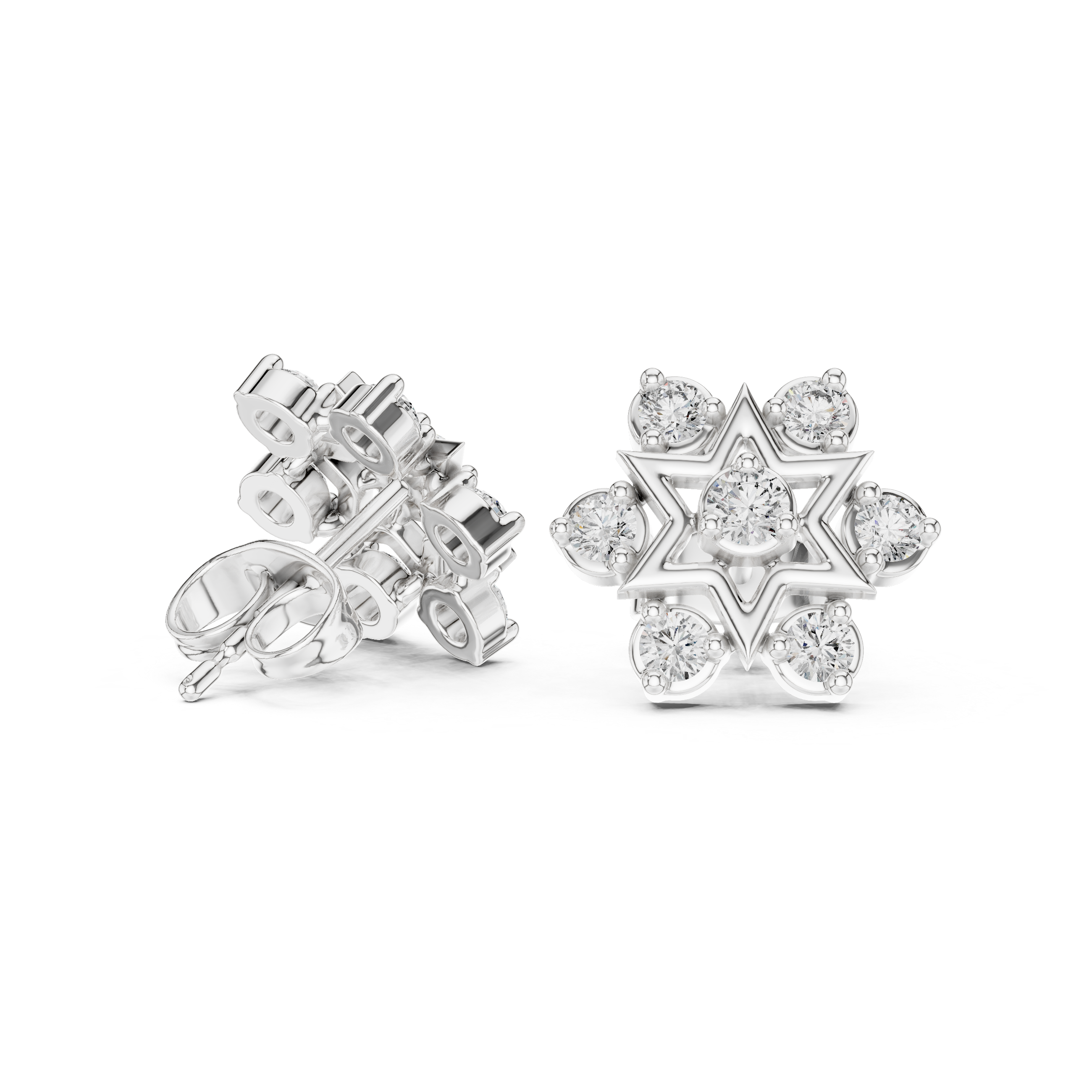 Round 10K 14K 18K 22K White Gold