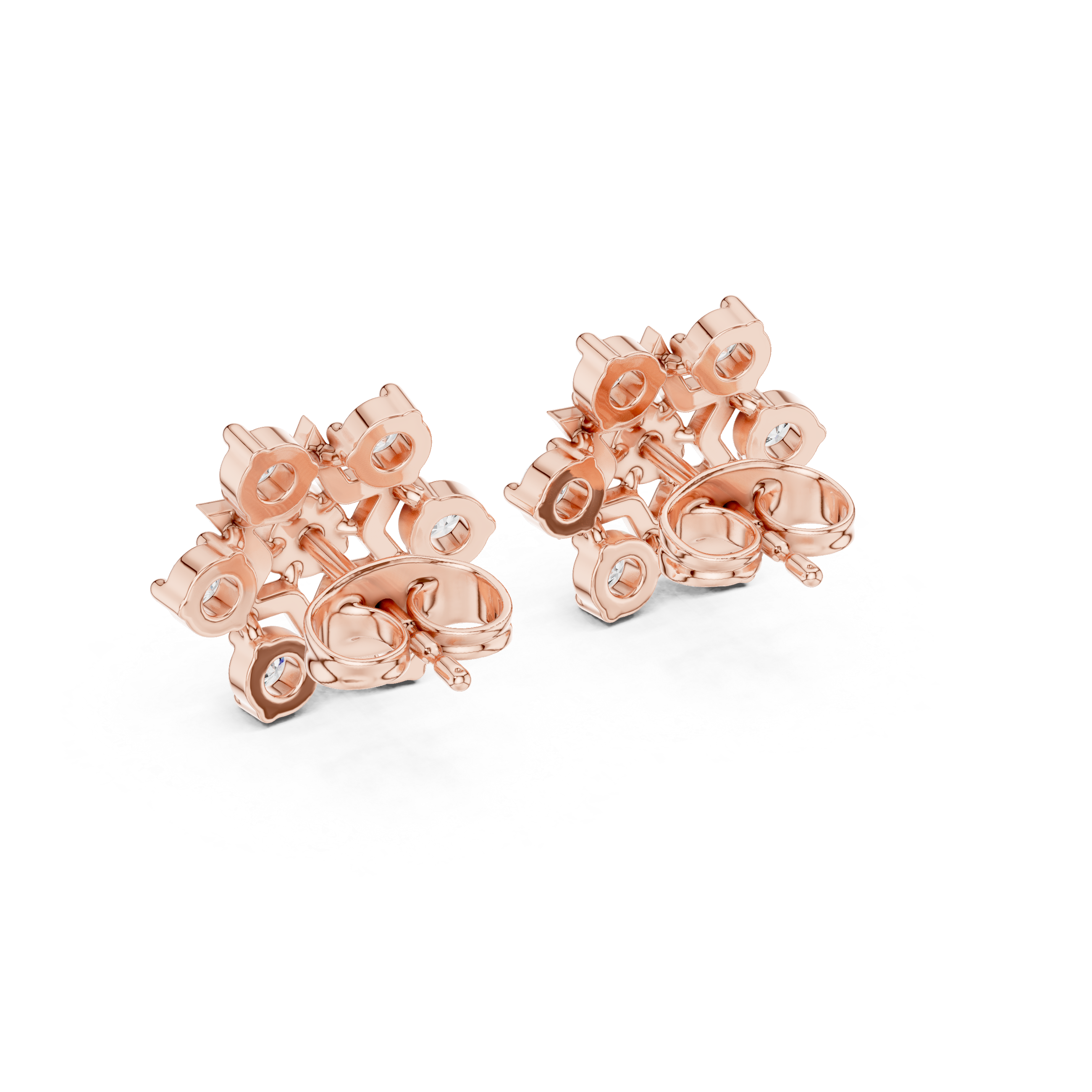 Round 10K 14K 18K 22K Rose Gold