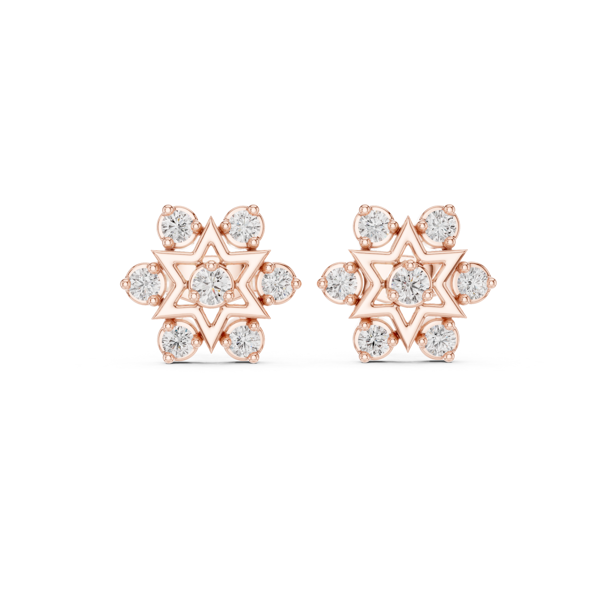 Round 10K 14K 18K 22K Rose Gold
