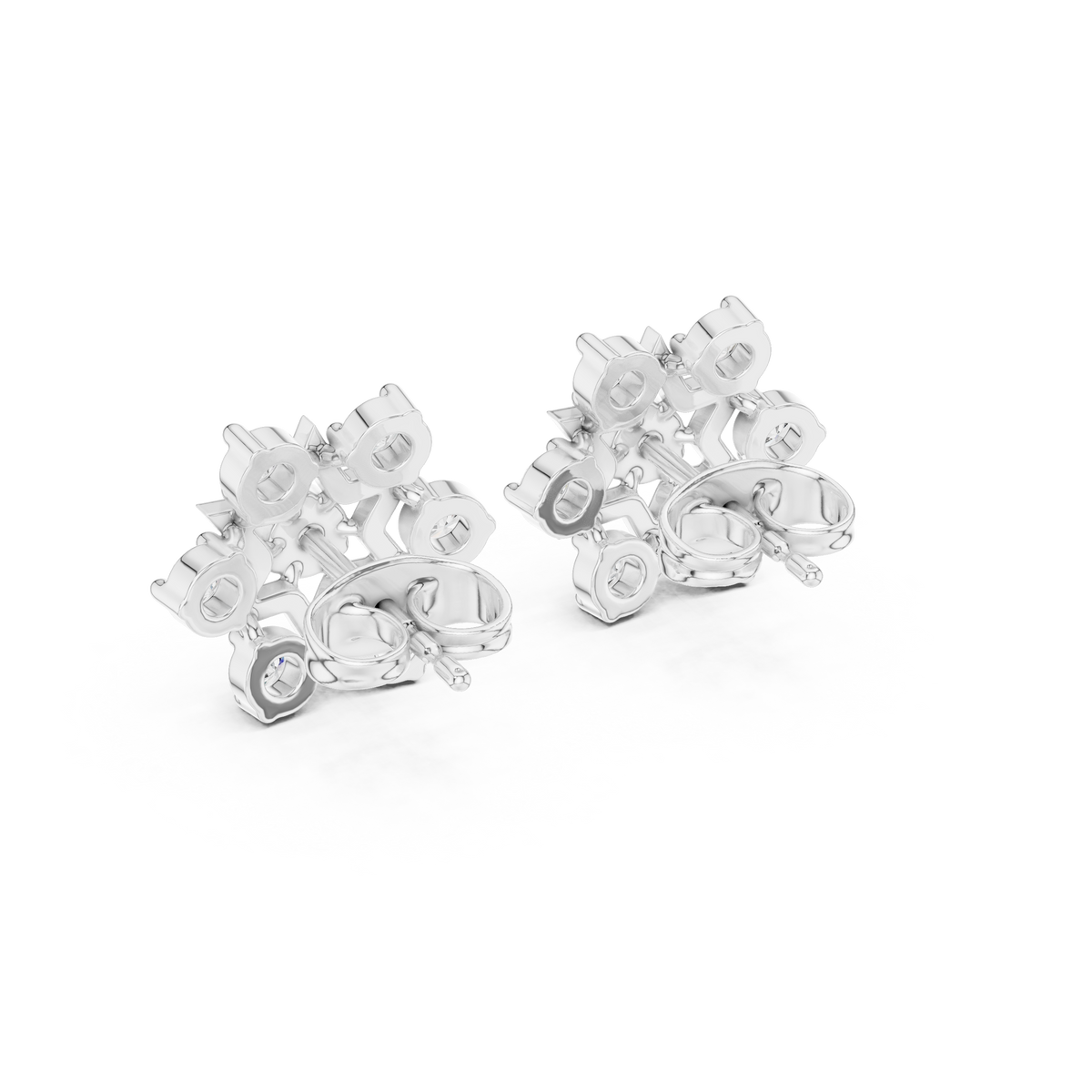 Round 10K 14K 18K 22K White Gold