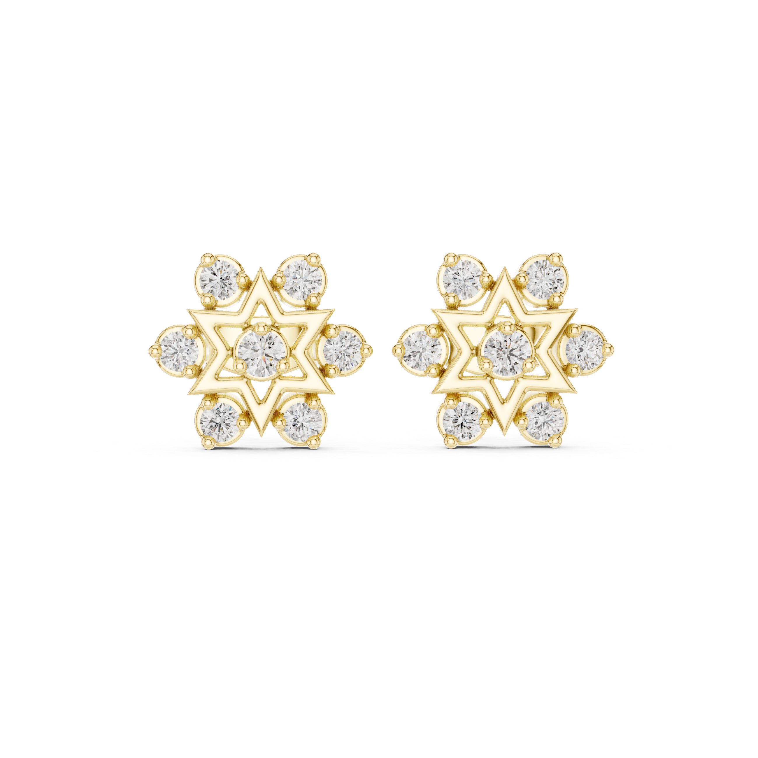 Round 10K 14K 18K 22K Yellow Gold