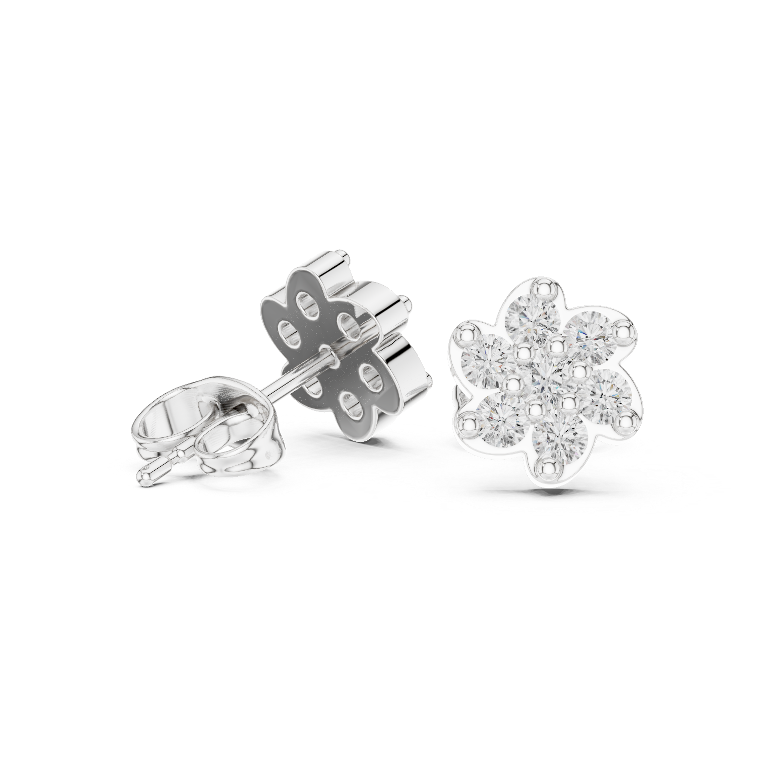Round 10K 14K 18K 22K White Gold