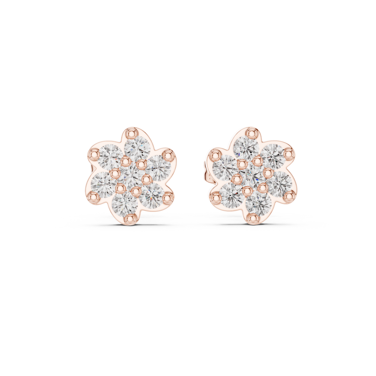 Round 10K 14K 18K 22K Rose Gold
